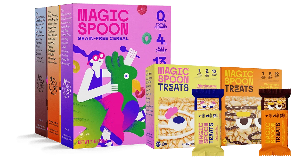More Magic Mix - 8 cereal treats (2 boxes) + 3 boxes of cereal