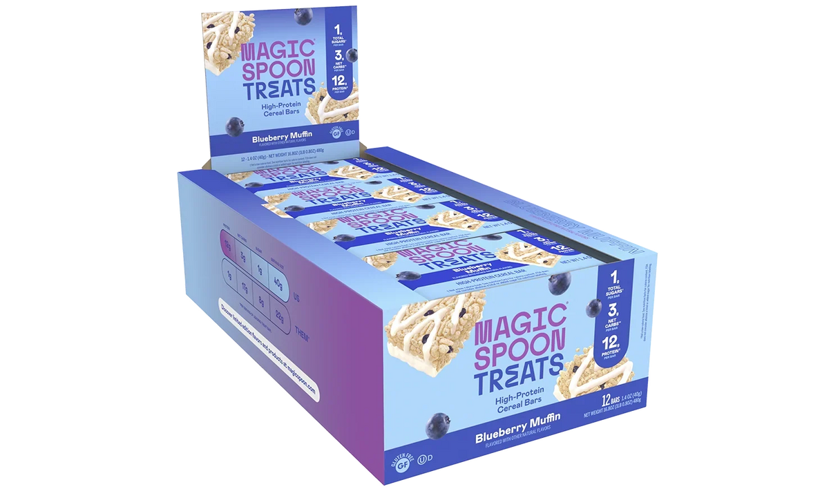 BLUEBERRY MUFFIN  - 12 Cereal Treats (1 Box)