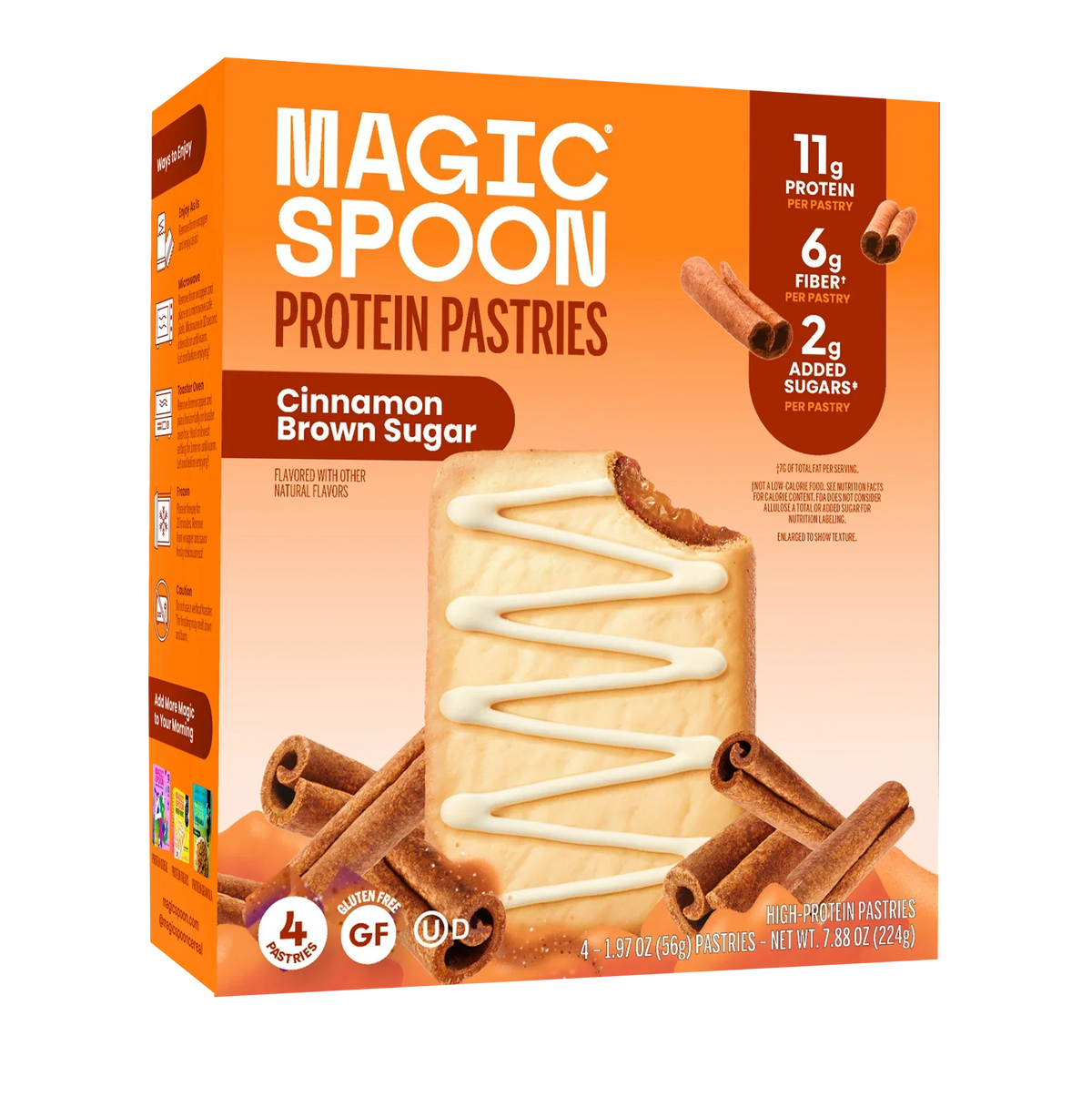 Cinnamon Brown Sugar Protein Pastries